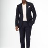 Slim Fit Suit Dark Blue
