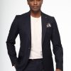 Slim Fit Suit Dark Blue - Image 4