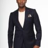 Slim Fit Suit Dark Blue - Image 5