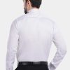 Slim Fit White Evening shirt - Image 2