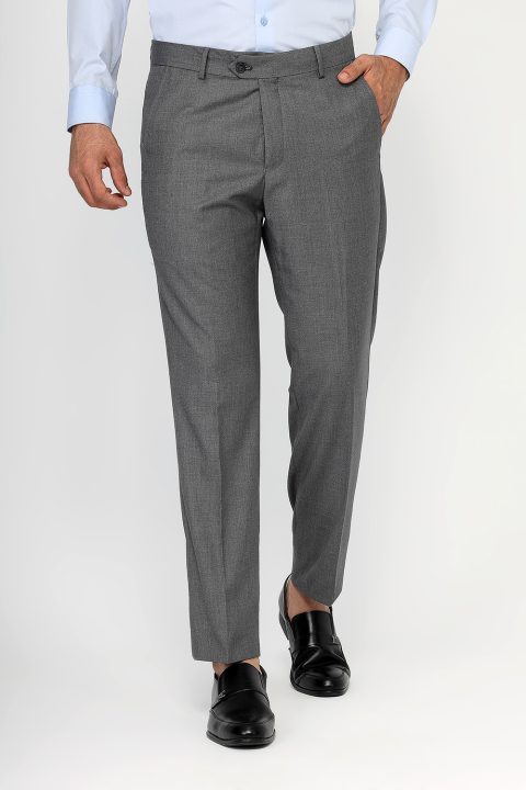 Regular Fit Classic Pants Gray