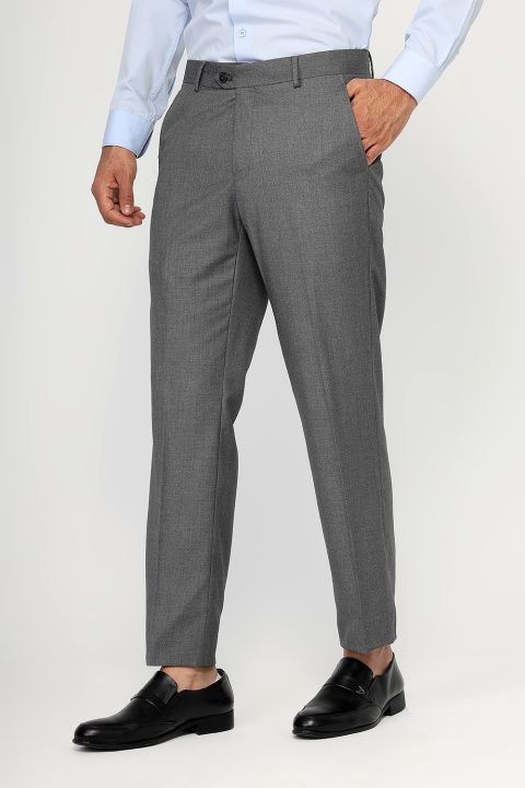 Regular Fit Classic Pants Gray - Image 3