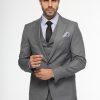 Slim Fit Suit Gray - Image 4