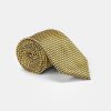 Jacquard Tie 7 cm Yellow - Image 3