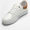 Casual Leather Shoes White - Image 2