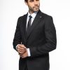 Slim Fit Suit Black - Image 3