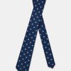 Jacquard Tie 6 cm Dark Blue - Image 2