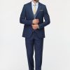 Slim Fit Suit Dark Blue