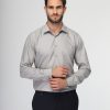 Classic Shirt Slim Fit Shirt Gray - Image 3