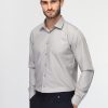 Classic Shirt Slim Fit Shirt Gray - Image 5