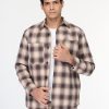 Over Size Over Shirt Brown