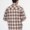 Over Size Over Shirt Brown - Image 5