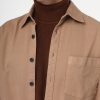 Over Size Over Shirt Beige - Image 2