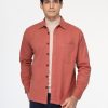 Over Size Over Shirt Dark Rose