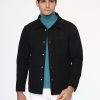 Regular Fit Over Shirt Black
