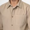 Regular Fit Over Shirt Beige - Image 2