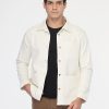 Regular Fit Over Shirt Beige