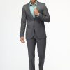 Slim Fit Suit Gray