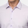 Classic Shirt Slim fit Light Purple - Image 3