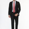Slim Fit Suit Black