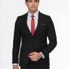 Slim Fit Suit Black - Image 2