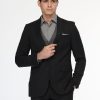 Slim Fit Suit Black - Image 4