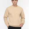 Regular Fit Sweat Shirt Beige