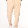 Regular Fit Sweat Pants Beige