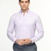 Semi Classic Shirt Slim fit Light Purple - Image 5