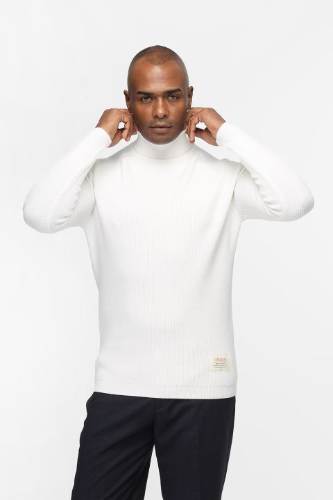 Slim Fit Pullover Off White - Image 3