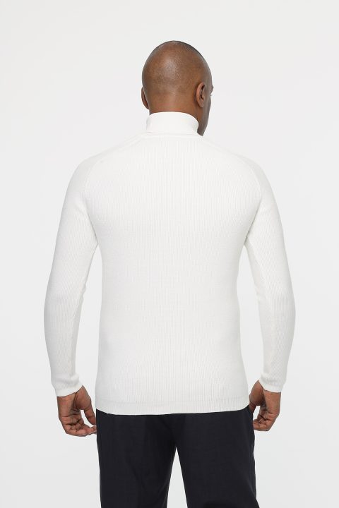 Slim Fit Pullover Off White - Image 5