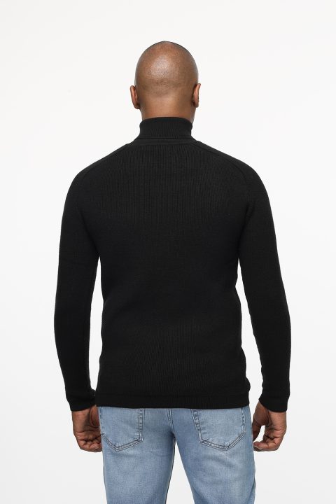 Slim Fit Pullover Black - Image 4