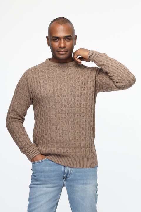 Regular Fit Pullover Beige - Image 3