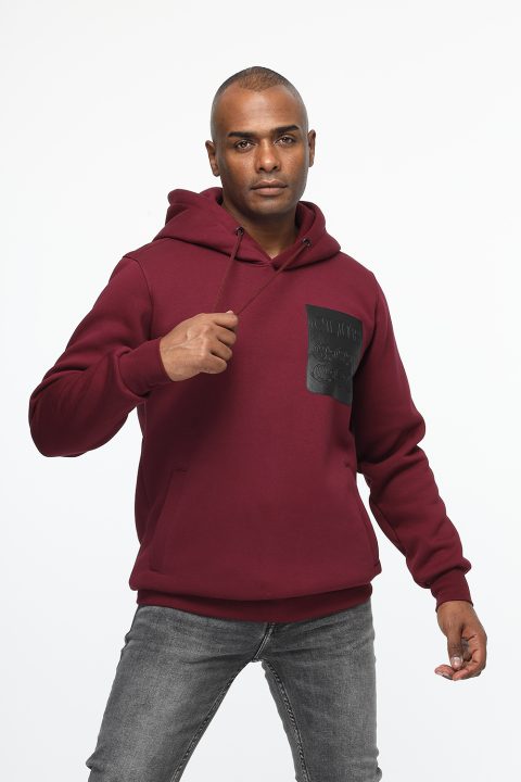 Regular Fit Sweat Shirt Maroon - Image 3