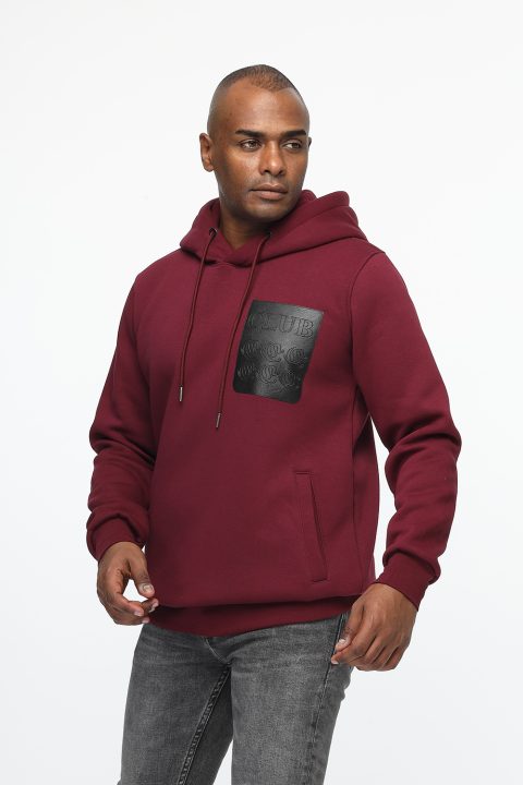 Regular Fit Sweat Shirt Maroon - Image 4