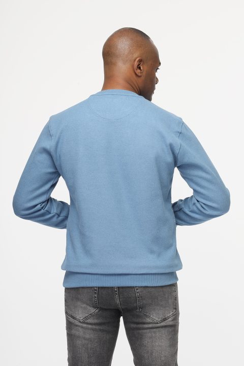 Regular Fit Sweat Shirt Blue - Image 4