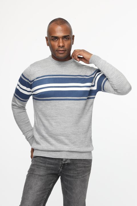 Regular Fit Pullover Light Gray - Image 3