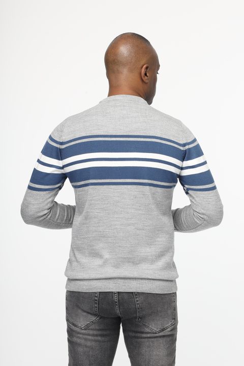 Regular Fit Pullover Light Gray - Image 4