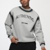 Over Size Sweat Shirt Gray