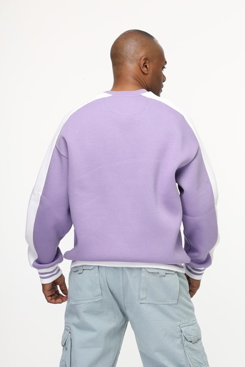 Over Size Sweat Shirt Purple - Image 5