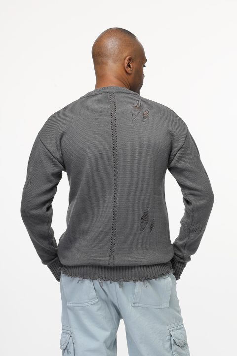 Over Size Pullover Gray - Image 3