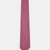 Jacquard Tie 7 cm Red