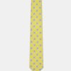 Jacquard Tie 7 cm Yellow