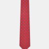 Jacquard Tie 7 cm Red