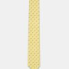 Jacquard Tie 7 cm Yellow