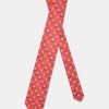 Jacquard Tie 7 cm Orange - Image 2