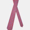 Jacquard Tie 7 cm Red - Image 2