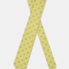 Jacquard Tie 7 cm Yellow - Image 2