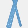 Jacquard Tie 7 cm Light Blue - Image 2