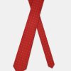 Jacquard Tie 7 cm Red - Image 2